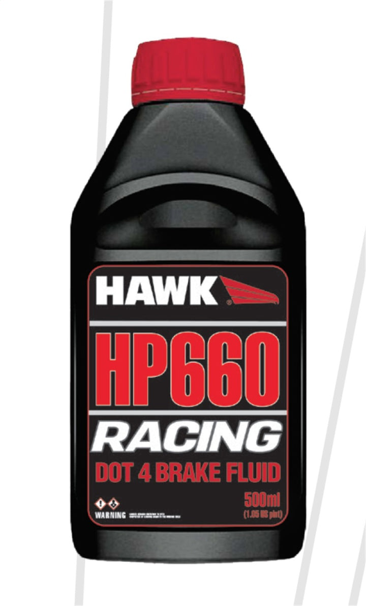 Hawk Performance Race DOT 4 Brake Fluid - 500ml Bottle - Bull Strap
