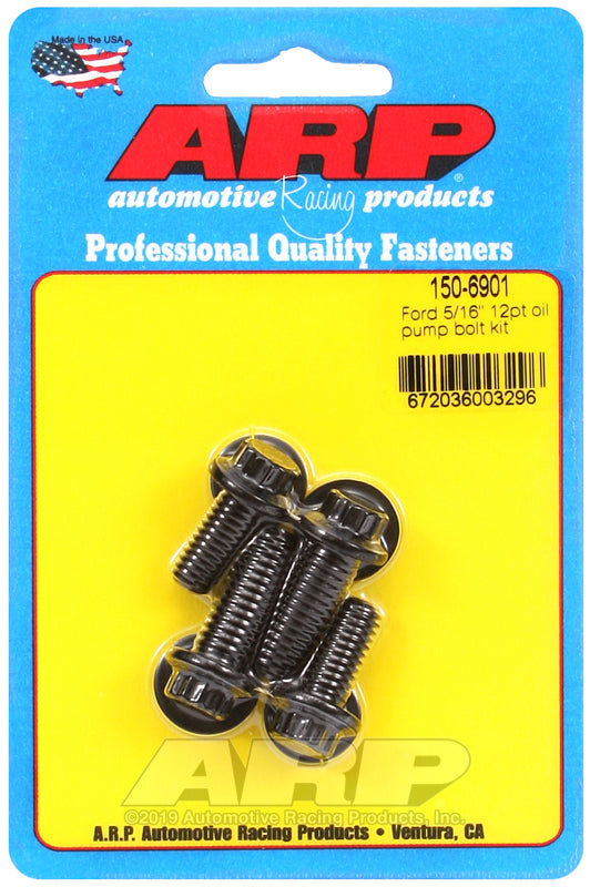 ARP Ford 5/16in 12pt Oil Pump Bolt Kit - Bull Strap