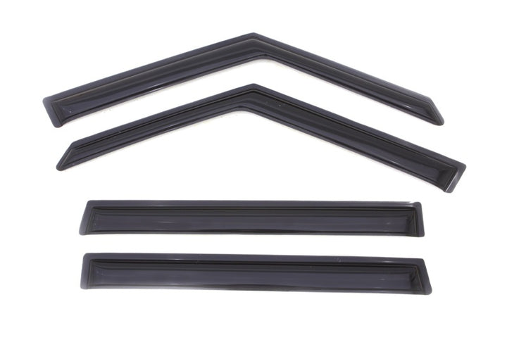 AVS 09-13 Kia Soul Ventvisor Outside Mount Window Deflectors 4pc - Smoke - Bull Strap