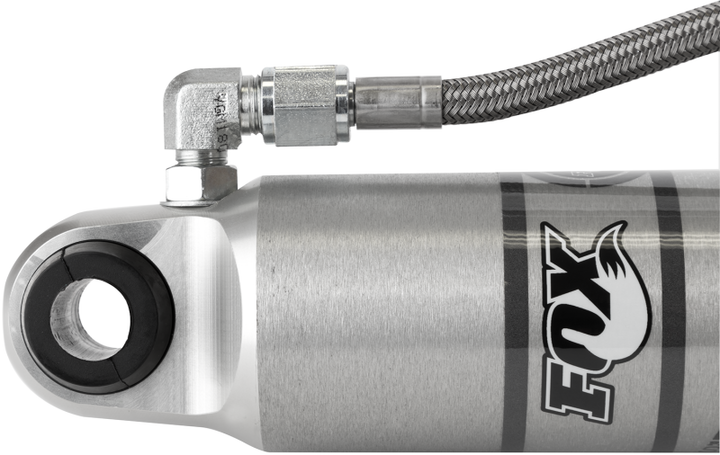 Fox 05+ Ford SD 2.0 Performance Series 13.6in. Smooth Body Remote Res. Rear Shock / 1.5-3.5in. Lift - Bull Strap