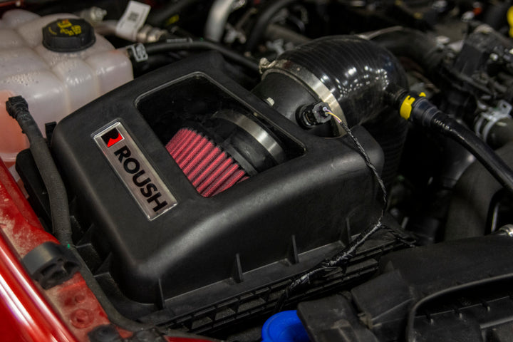 Roush 2019-2023 Ford Ranger 2.3L EcoBoost Cold Air Intake Kit - Bull Strap