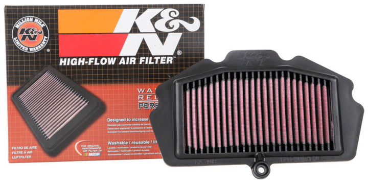 K&N 2018 Kawasaki EX400 Ninja Replacement Air Filter - Bull Strap