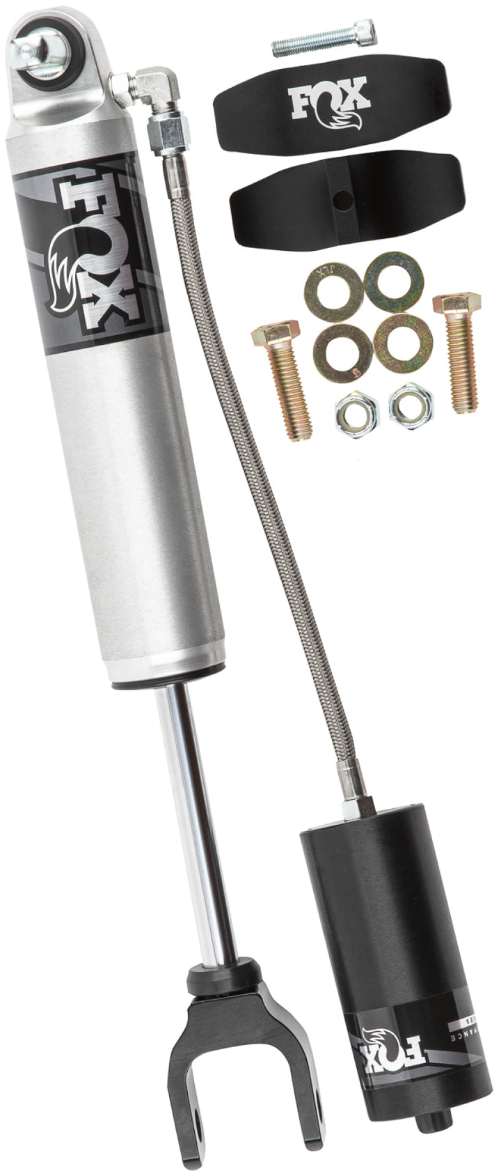 Fox 20-Up GM 2500/3500 HD Performance Series 2.0 Front Smooth Body Shock 0-1in Lift - Bull Strap