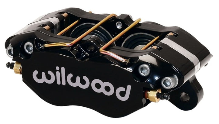 Wilwood Caliper-Dynapro Dust-Boot 5.25in Mount - Blk 1.75in Pistons 1.00in Disc - Bull Strap