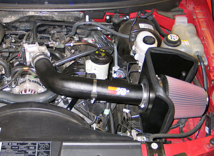 K&N 07 Ford F-150 V8-4.6L Performance Intake Kit - Bull Strap