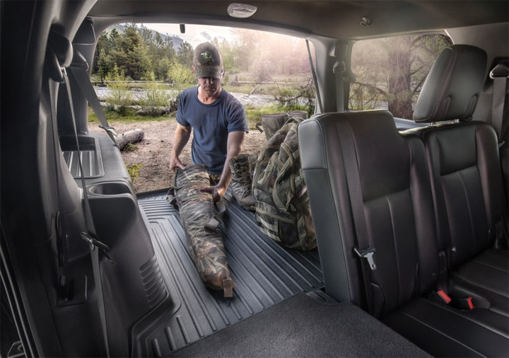 Husky Liners 2024 Toyota Land Cruiser Weatherbeater Cargo Liner - Black - Bull Strap