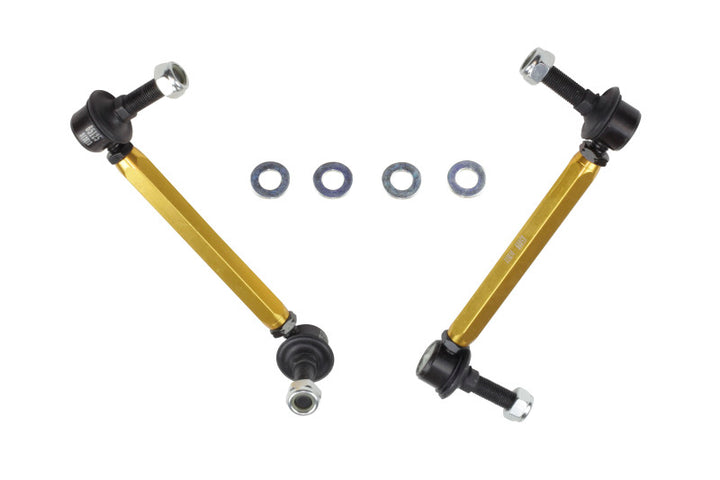 Whiteline Universal Sway Bar Link Assembly Heavy Duty Adjustable Ball/Ball Style - Bull Strap