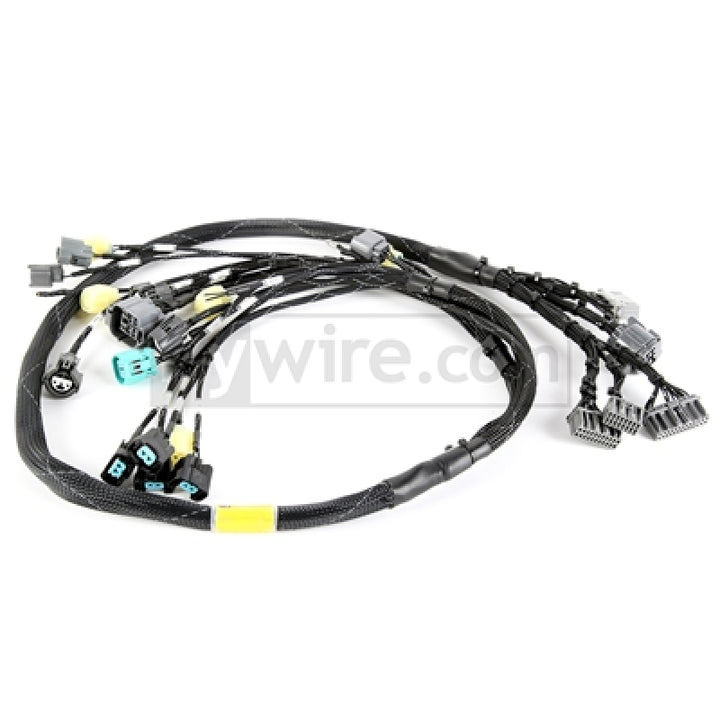 Rywire Honda B-Series OBD2 Tuck Budget Eng Harness w/OBD2 Dist/Inj/Alt/92-95 OBD1 Plug (Adapter Req) - Bull Strap