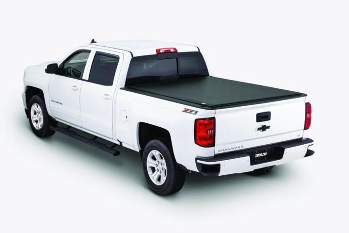Tonno Pro 14-19 Chevy Silverado 1500 5.8ft Fleetside Lo-Roll Tonneau Cover - Bull Strap