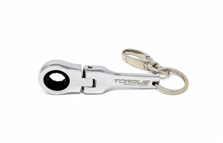 Torque Solution Key Chain Tool - 10mm Ratcheting Wrench - Bull Strap