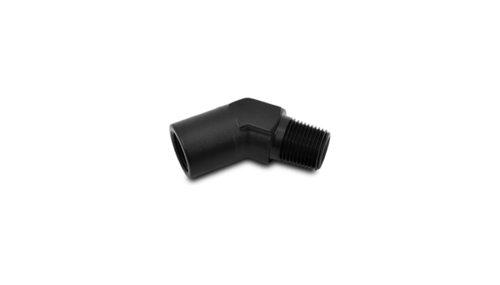 Vibrant 1/8in NPT Female to Male 45 Degree Pipe Adapter Fitting - Bull Strap