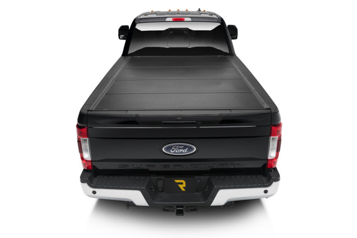 UnderCover 17-20 Ford F-250/F-350 6.8ft Armor Flex Bed Cover - Black Textured - Bull Strap