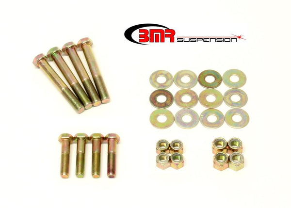 BMR 67-69 1st Gen F-Body Front Upper/Lower Control Arm Hardware Kit - Zinc plated - Bull Strap