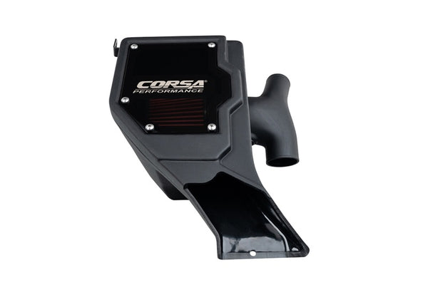 Corsa 2021-2025 Ford Bronco 2.7L Cold Air Intake With DryTech 3D Dry Filter - Bull Strap