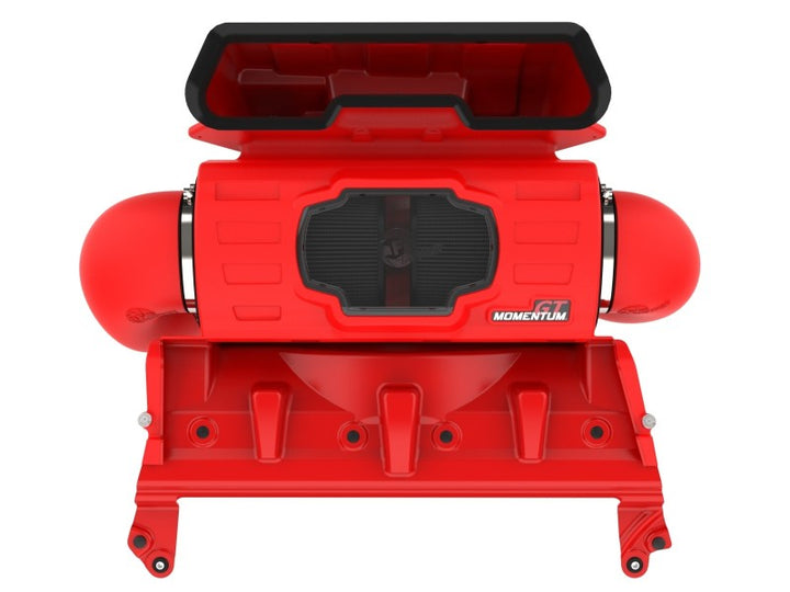 aFe 21-23 Dodge RAM 1500 TRX V8-6.2L Momentum GT Intake- Red - Bull Strap