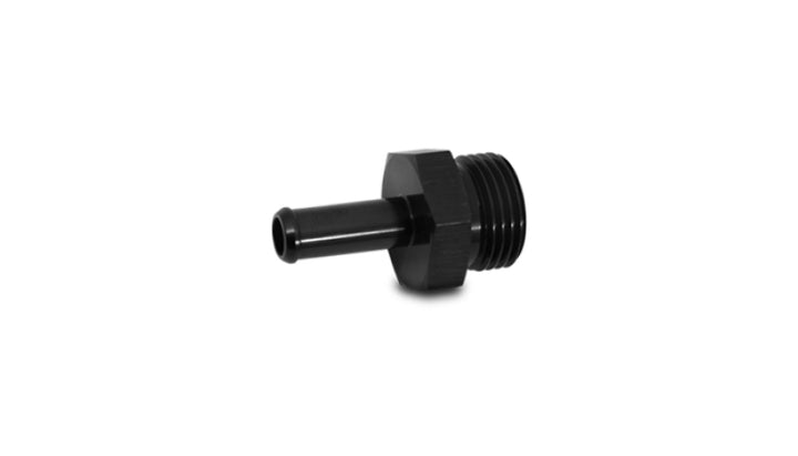 Vibrant -10 ORB to 3/8in Hose Barb Straight Fitting - Aluminum - Bull Strap