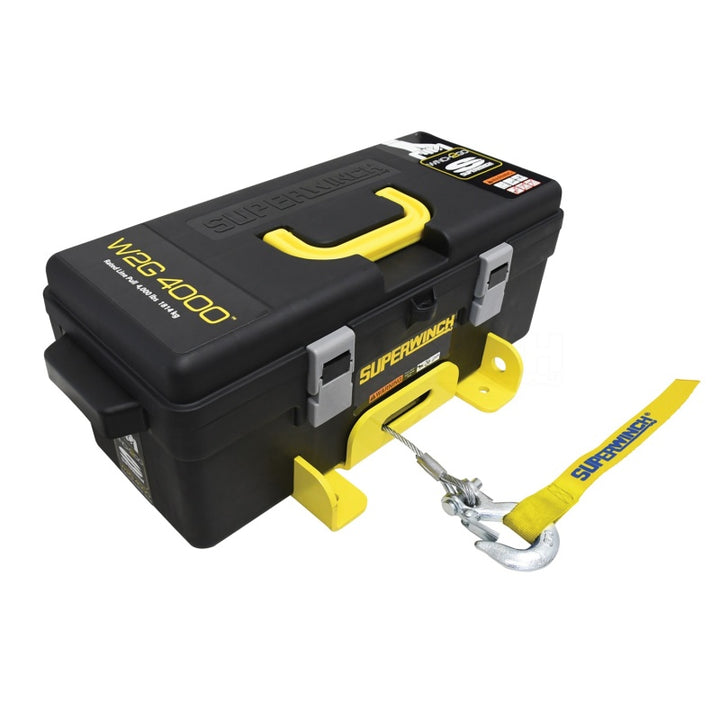 Superwinch 4000 LBS 12V DC 3/16in x 50ft Steel Rope Winch2Go Steel Rope - Bull Strap