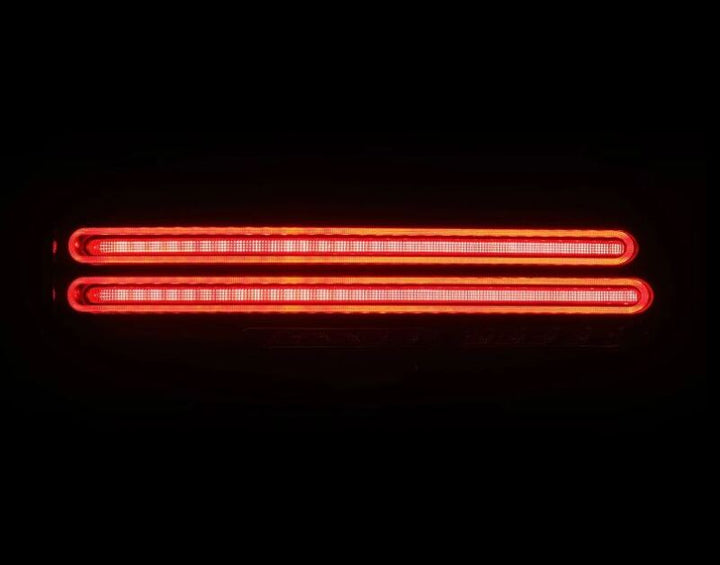 AlphaRex 23-25 Nissan Z Nova-Series Twin-Loop Style Prismatic LED Tail Lights - Alpha Black - Bull Strap