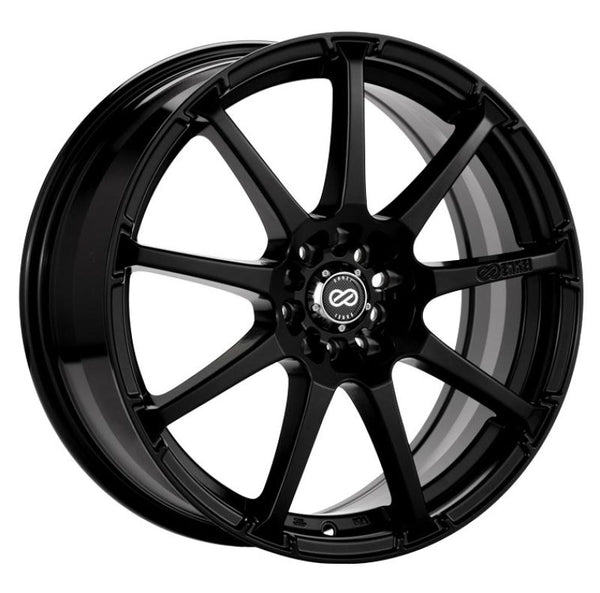 Enkei EDR9 18x7.5 5x100/114.3 38mm Offset 72.6 Bore Diameter Black Wheel - Bull Strap