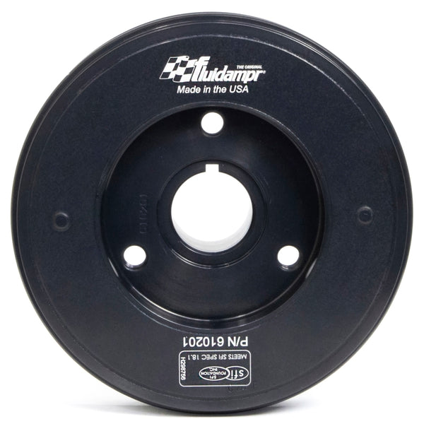 Fluidampr 02-16 Ford 4.0L Barra I6 Steel Internally Balanced Damper - Bull Strap