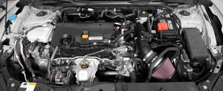 K&N 16-17 Honda Civic (Will Not Fit Type R) L4-2.0L AirCharger Performance Air Intake Kit - Bull Strap
