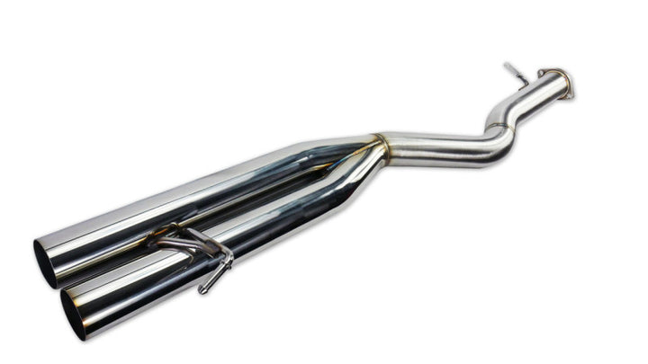 ISR Performance EP (Straight Pipes) Dual Tip Exhaust - 05-06 Infiniti G35 Sedan - Bull Strap