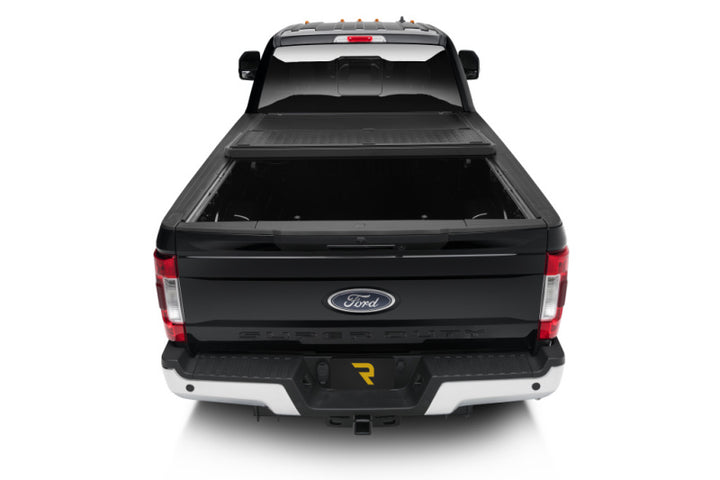 UnderCover 17-20 Ford F-250/F-350 6.8ft Armor Flex Bed Cover - Black Textured - Bull Strap