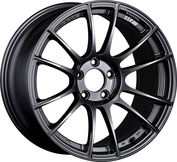 SSR GTX04 18x9.5 5x114.3 40mm Offset Dark Gunmetal Wheel - Bull Strap