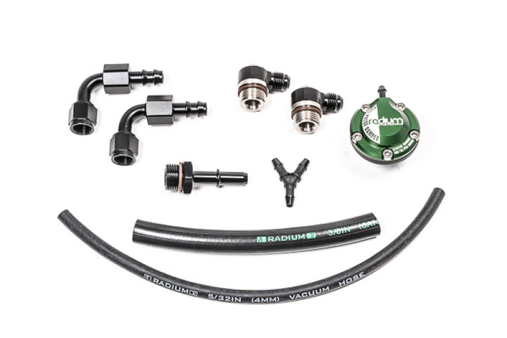 Radium Engineering Toyota 2GR-FE Fuel Rail Plumbing Kit - Bull Strap