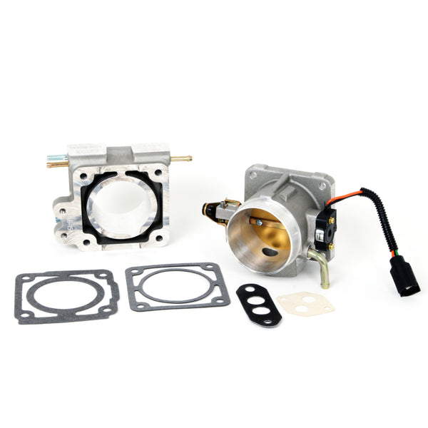 BBK 86-93 Mustang 5.0 75mm Throttle Body BBK Power Plus Series And EGR Spacer Kit - Bull Strap