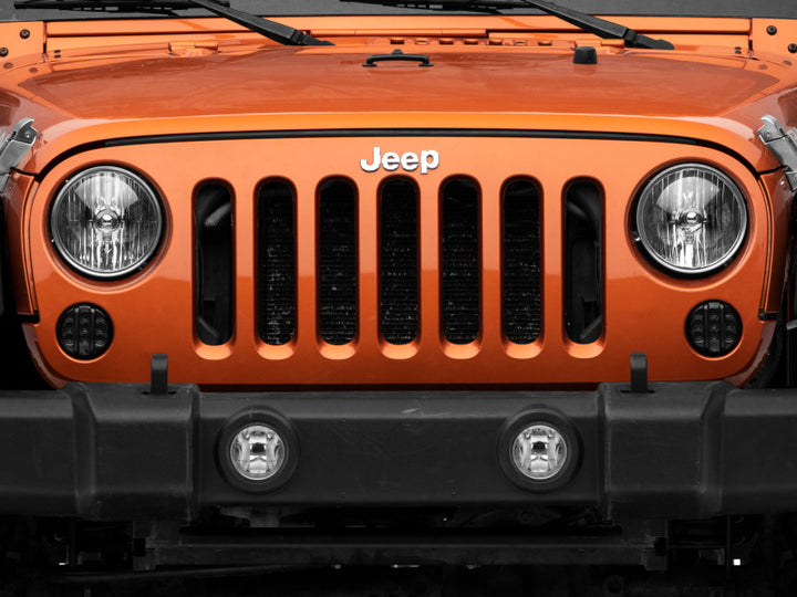 Raxiom 07-18 Jeep Wrangler JK Axial Series LED Front Turn Signals (Smoked) - Bull Strap