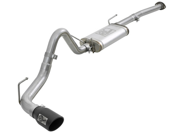 aFe MACH Force-Xp 2-1/2in 304 SS Cat-Back Exhaust w/Black Tips 2016+ Toyota Tacoma L4-2.7L / V6-3.5L - Bull Strap