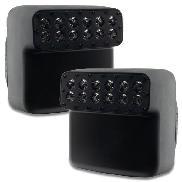 Oracle Lighting LED Off-Road Side Mirrors for Jeep Wrangler JL / Gladiator JT - Bull Strap