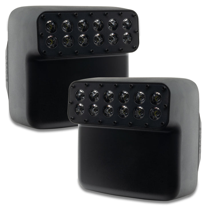 Oracle Lighting LED Off-Road Side Mirrors for Jeep Wrangler JL / Gladiator JT - Bull Strap