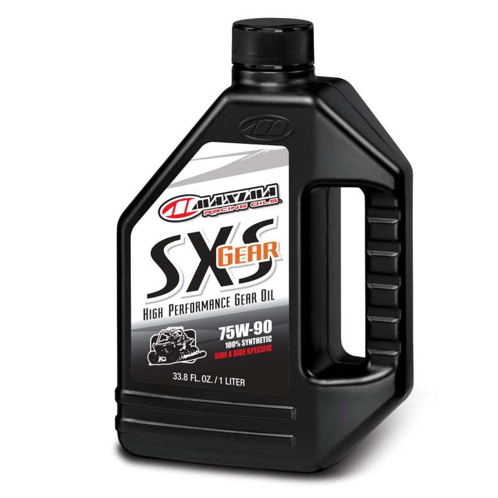 Maxima SXS Gear Full Synthetic 75W90 Gear Oil - 1L - Bull Strap
