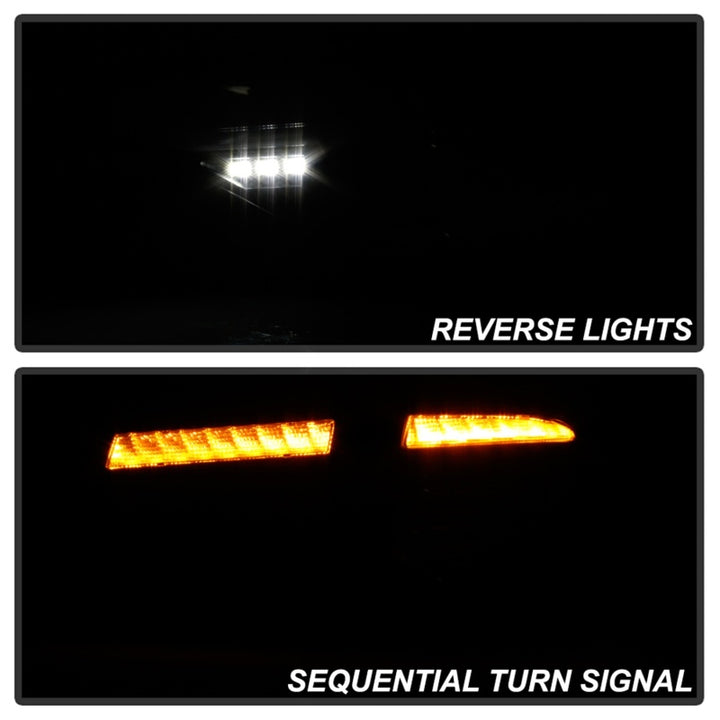 Spyder 08-14 Subara Impreza WRX Hatchback LED Tail Lights Seq Signal Blk Smoke ALT-YD-SI085D-SEQ-BSM - Bull Strap