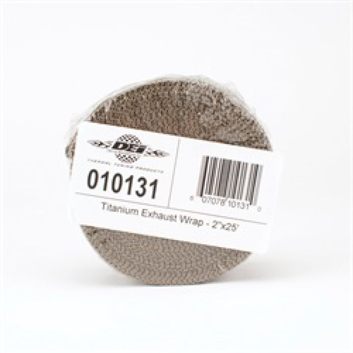 DEI Exhaust Wrap 2in x 25ft - Titanium - Bull Strap