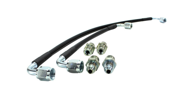 ISR Performance Stainless Steel Power Steering Rack Lines Nissan 180sx Silvia S13/S14 RHD - Bull Strap