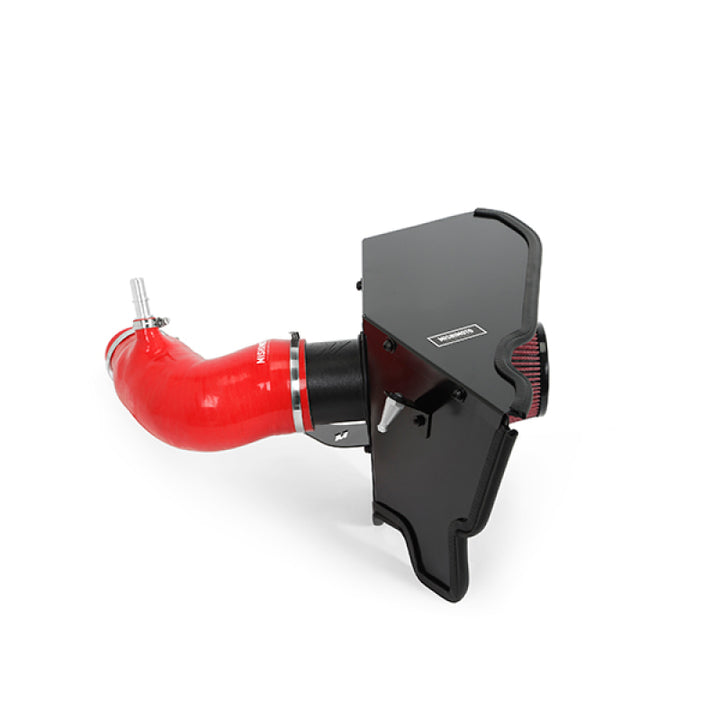 Mishimoto 2016+ Chevrolet Camaro 2.0T Performance Air Intake - Red - Bull Strap