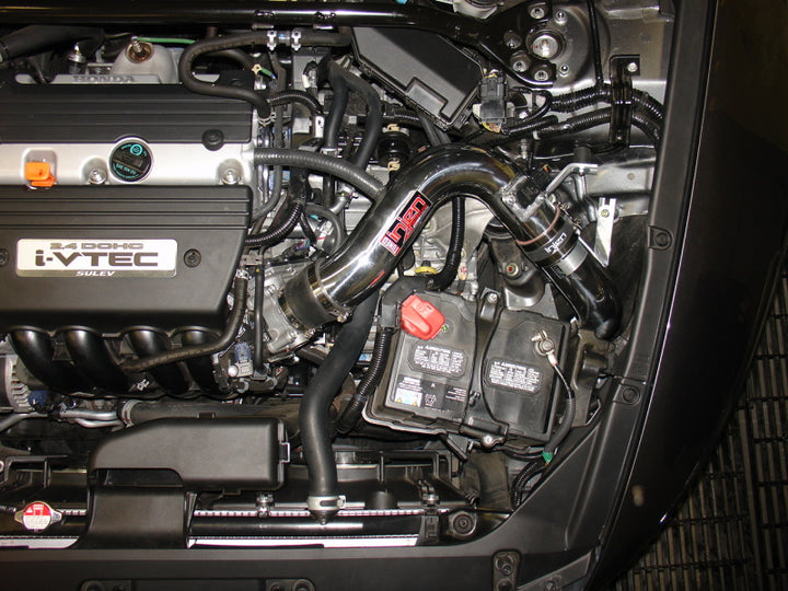 Injen 08-09 Accord Coupe 2.4L 190hp 4cyl. Polished Cold Air Intake - Bull Strap