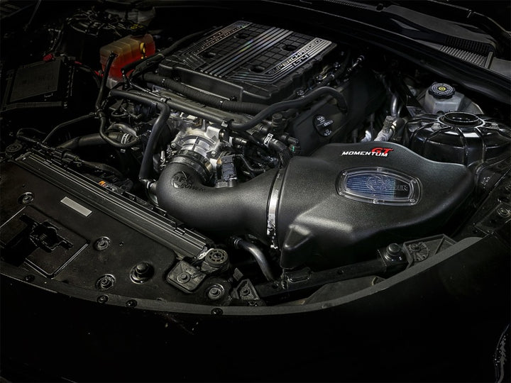 aFe Momentum GT Pro 5R Cold Air Intake System 2017 Chevrolet Camaro ZL1 V8 6.2L (sc) - Bull Strap