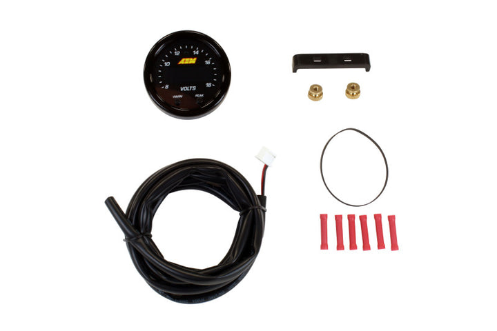 AEM X-Series 8-18V Volt Gauge - Bull Strap