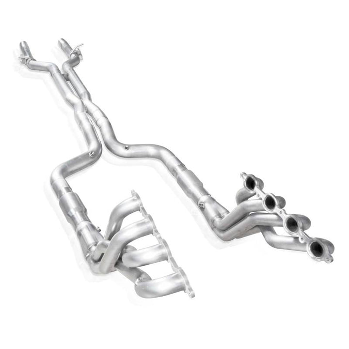Stainless Works 2016-18 Camaro SS Headers 2in Primaries 3in High-Flow Cats X-Pipe AFM Delete - Bull Strap