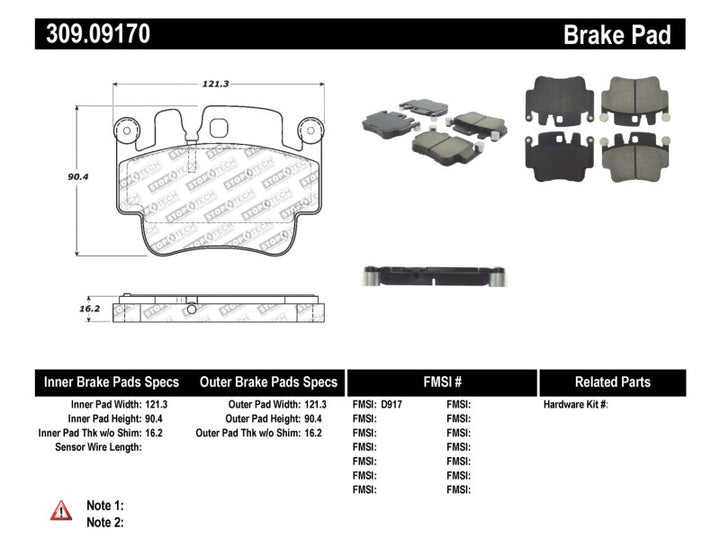 StopTech Performance 00-07 Porsche Boxster S / 06-07 Cayman / 99-05 911 Carrera Front Brake Pads - Bull Strap