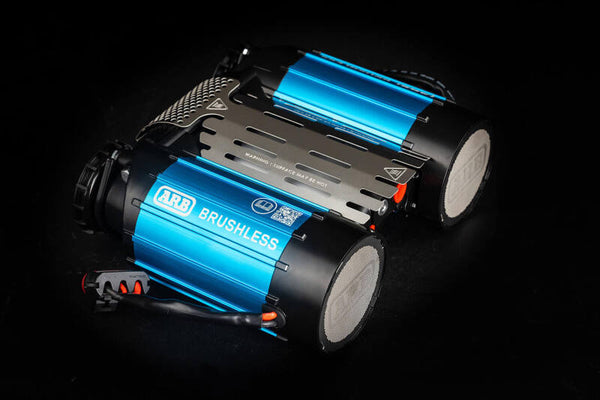 ARB Brushless Twin Motor On-Board 12V Air Compressor Kit - Bull Strap