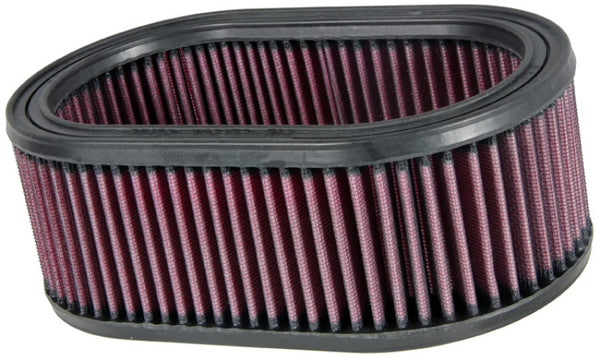 K&N Oval Air Filter - 8-7/8in L 5-1/4in W 3-1/4in H - Bull Strap