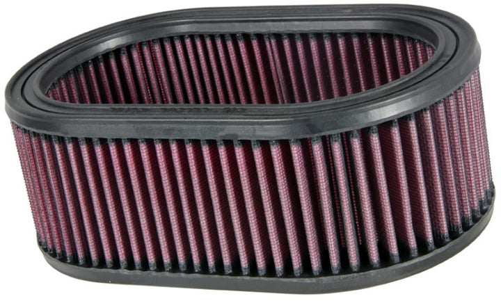 K&N Oval Air Filter - 8-7/8in L 5-1/4in W 3-1/4in H - Bull Strap