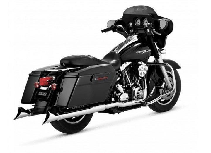 Vance & Hines HD Dresser Duals 95-08 (HDp/Htshl Header Exhaust - Bull Strap