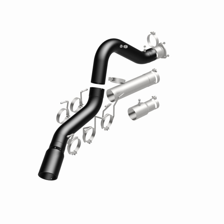 MagnaFlow 2024+ Chevy Silverado 2500HD/3500HD Black Series Filter-Back Performance Exhaust - Bull Strap