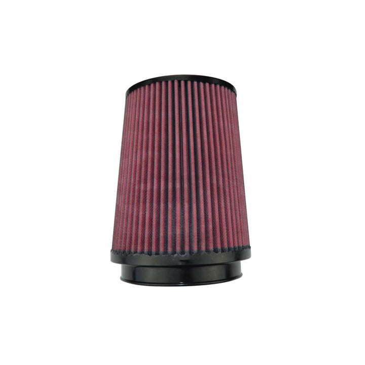 Injen High Performance Air Filter - 5 Black Filter 6 1/2 Base / 8 Tall / 5 1/2 Top - Bull Strap